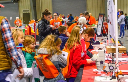 photo of children and our Exploring Insects event